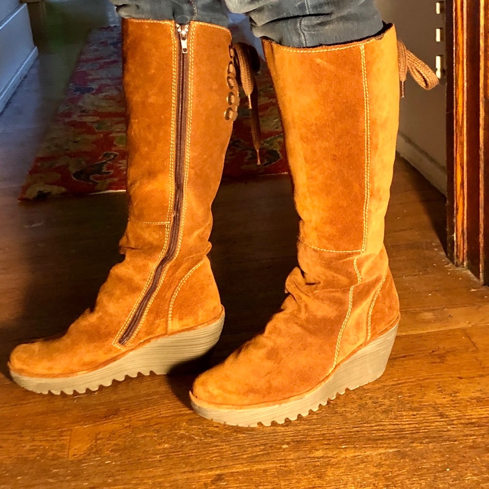 Fly London tall suede boots - Picture 4 of 8